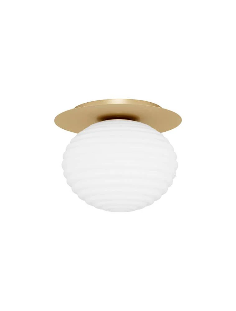 Allen Deckenleuchte E27 Gold, Weiß