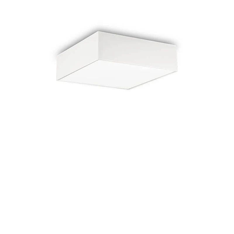Deckenlampe Ritz 4-flammig 50 x 50cm Weiß, Chrom