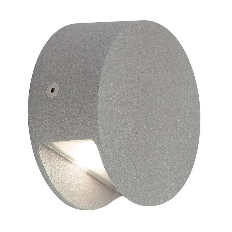 Pema LED Wandleuchte Silbergrau