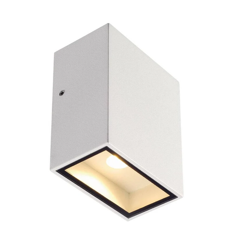 QUAD 1 XL Wandleuchte eckig Weiß LED 1x3,2W 3000K
