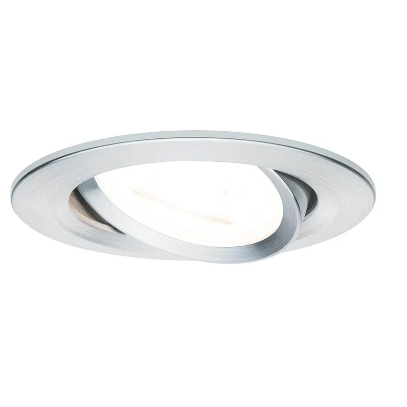 Einbauleuchte Nova IP23 rund Alu GU10
