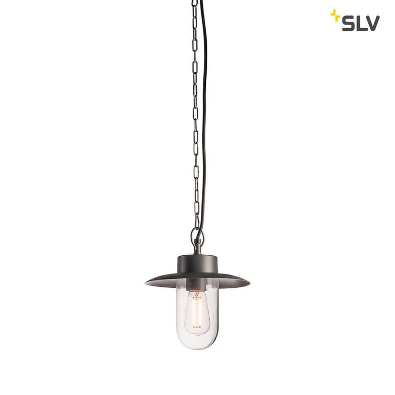 Molat E27 Outdoor Pendelleuchte Anthrazit IP44