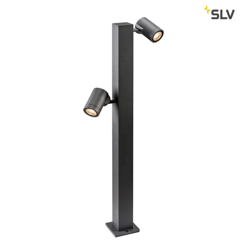 Helia Double Pole LED Außen-Stehleuchte Anthrazit IP55
