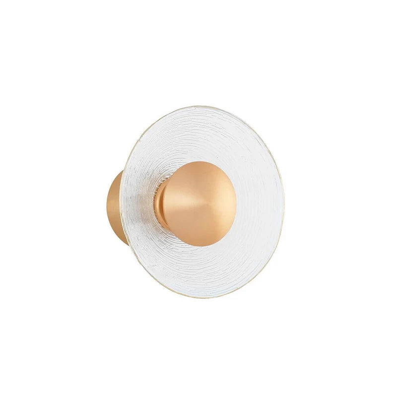 Nova Luce Esil LED Wandlampe Gold, Klar