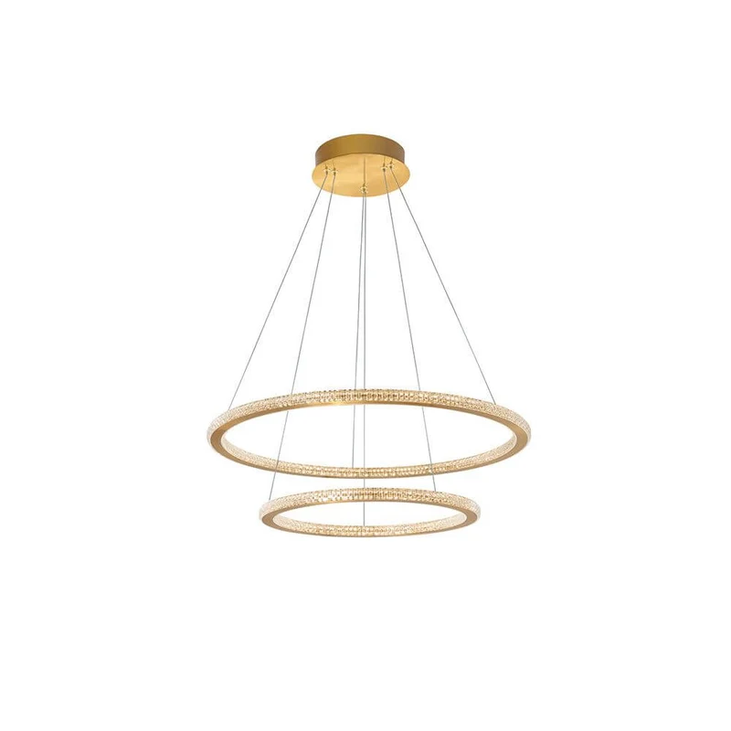 Nova Luce Cilion LED Hängeleuchte Messing, Gold