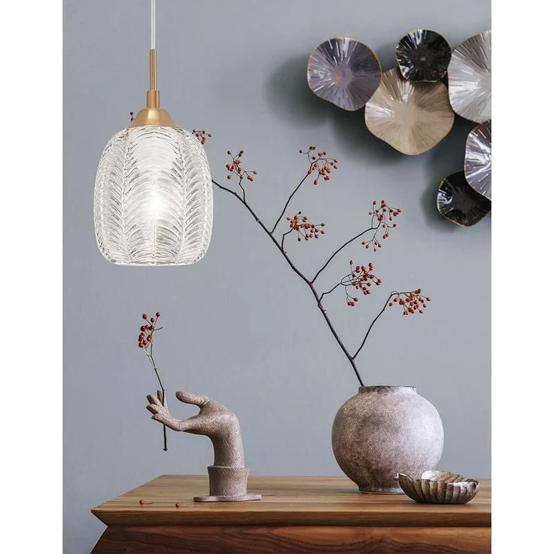 Nova Luce Vario Glas Pendelleuchte Klar