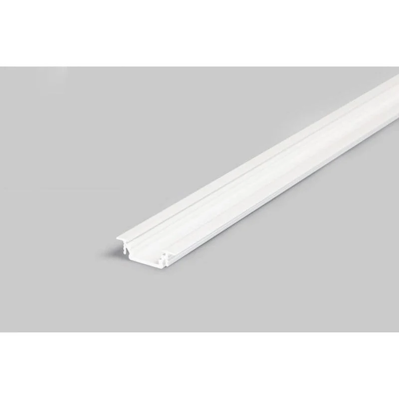 Einbauprofil schmal 200cm Weiß ohne Abdeckung für LED-Strips