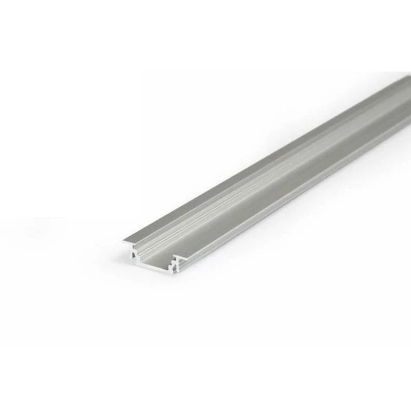 Einbauprofil schmal 200cm Alu-eloxiert ohne Abdeckung für LED-Strips