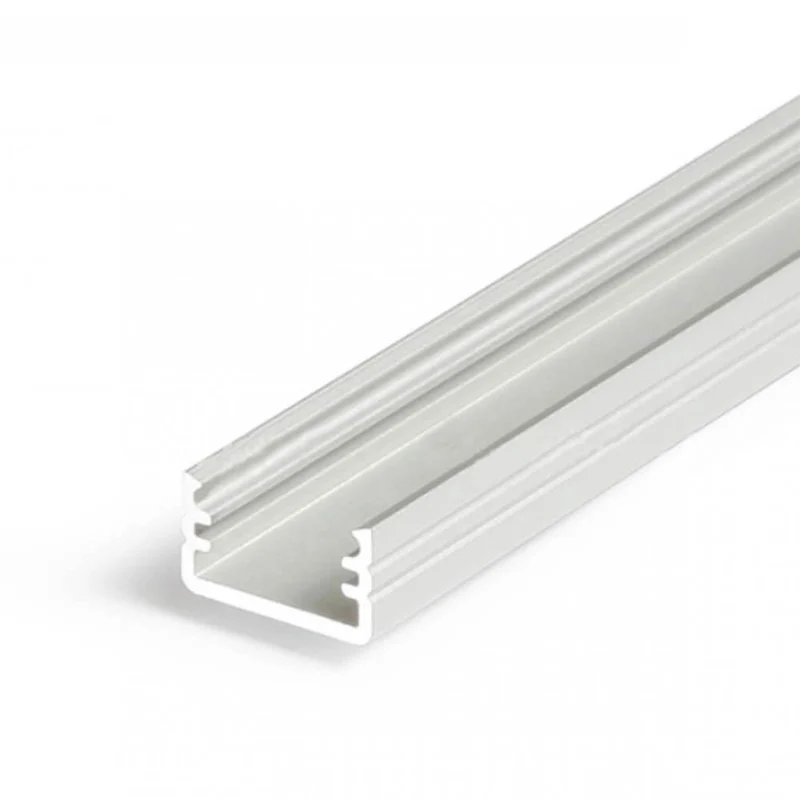 Aufbauprofil mini 200cm Alu-roh ohne Abdeckung für LED-Strips