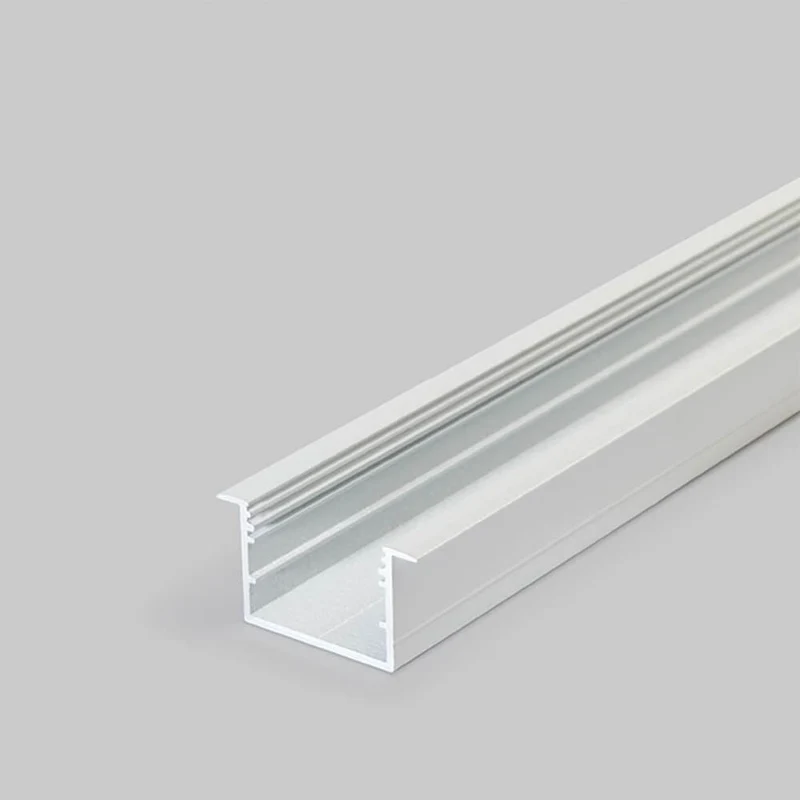 XXL Einbauprofil 200cm Weiß ohne Abdeckung für LED-Strips