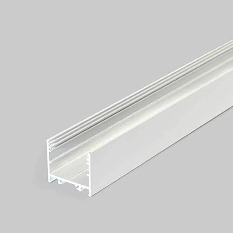 XXL Aufbauprofil 200cm Weiß ohne Abdeckung für LED-Strips