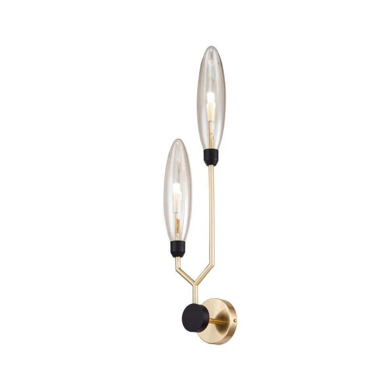 Ventura 2-flg. Wandleuchte Gold