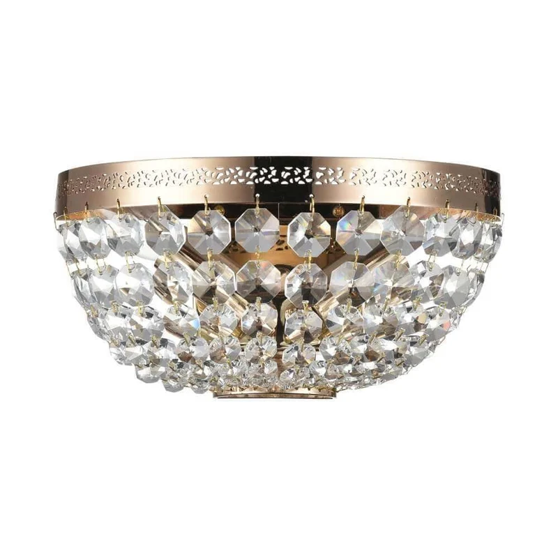 Ottilia Wandleuchte Metall Gold