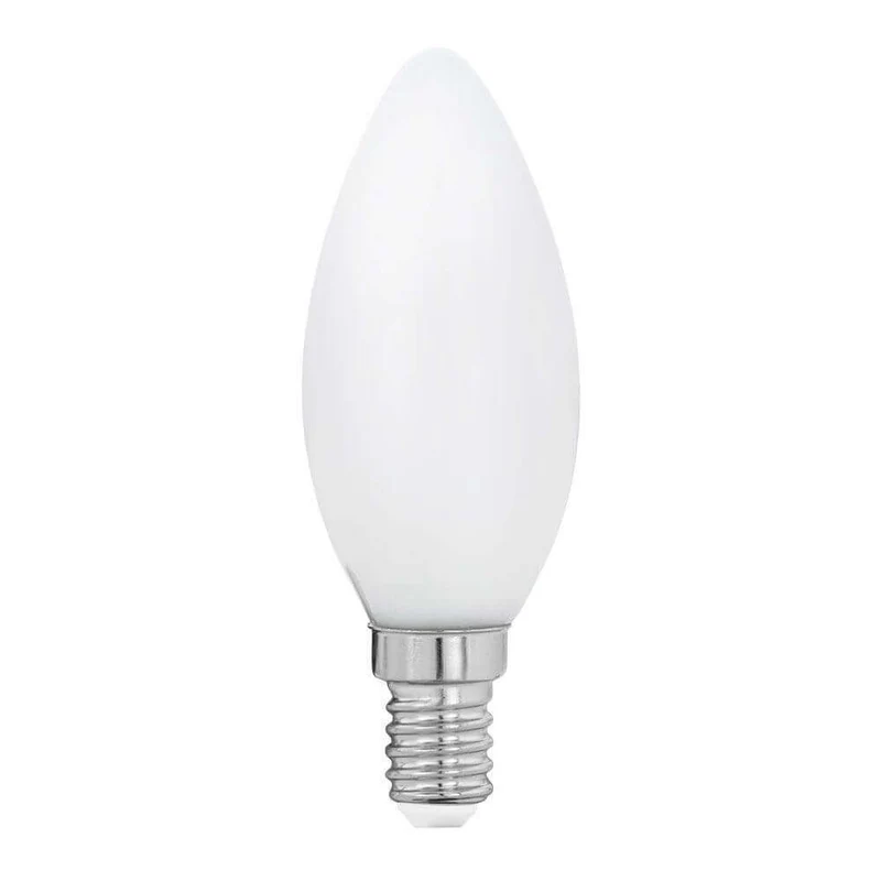 E14 LED Milky Kerze Warmweiß 2700K 470lm 4W