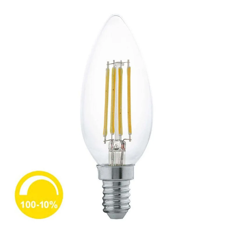 E14 LED Kerze Warmweiß 2700K 350lm 4W Dimmbar