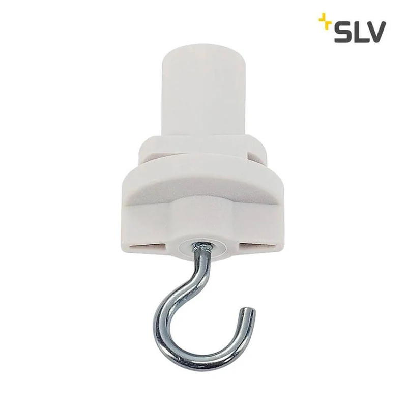 3-Phasen Adapter mit Haken für S-Track Schiene Weiß