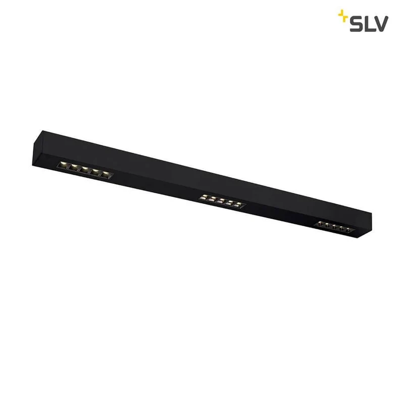 Q-Line LED Deckenaufbauleuchte 1m Schwarz 4000K