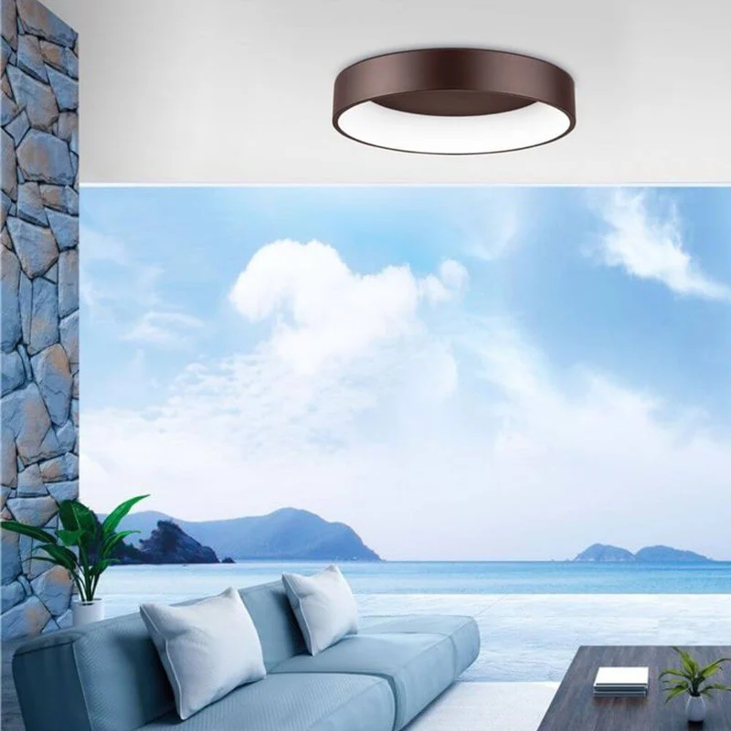 LED Deckenleuchte Rando Ø 60cm 2520lm , 3000K Braun
