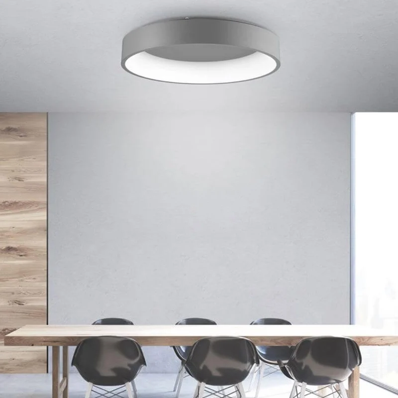 LED Deckenleuchte Rando Ø 60cm 2520lm , 3000K Grau