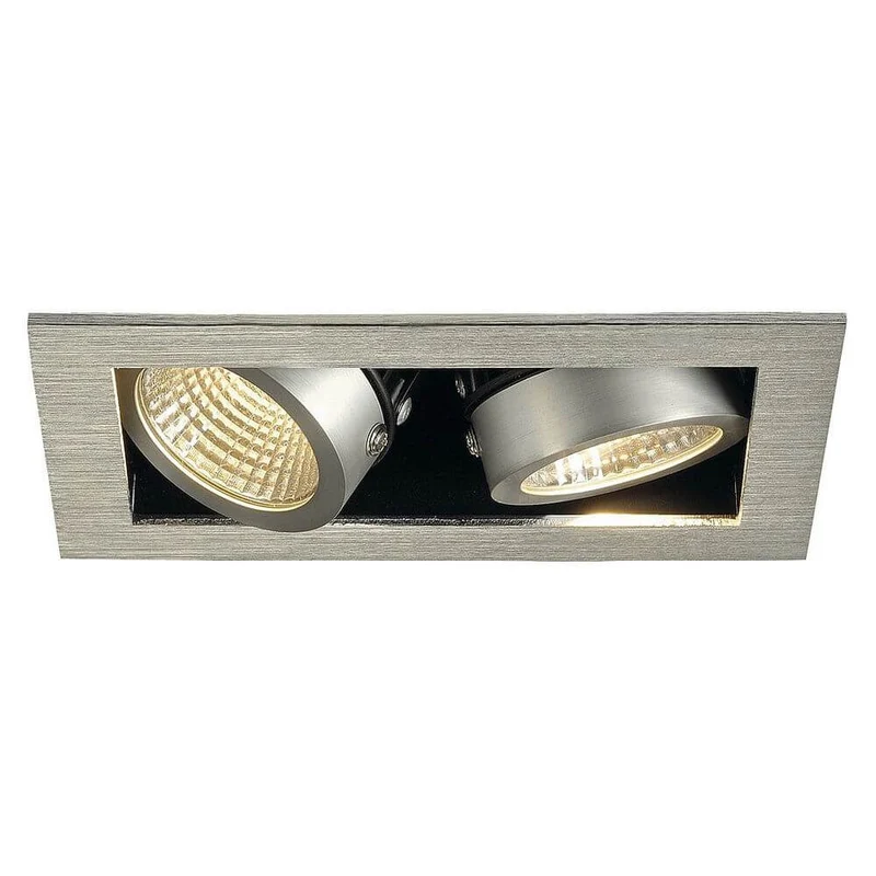 Kadux LED Double DL Set Alu-Gebürstet 38° 3000K inkl. Treiber