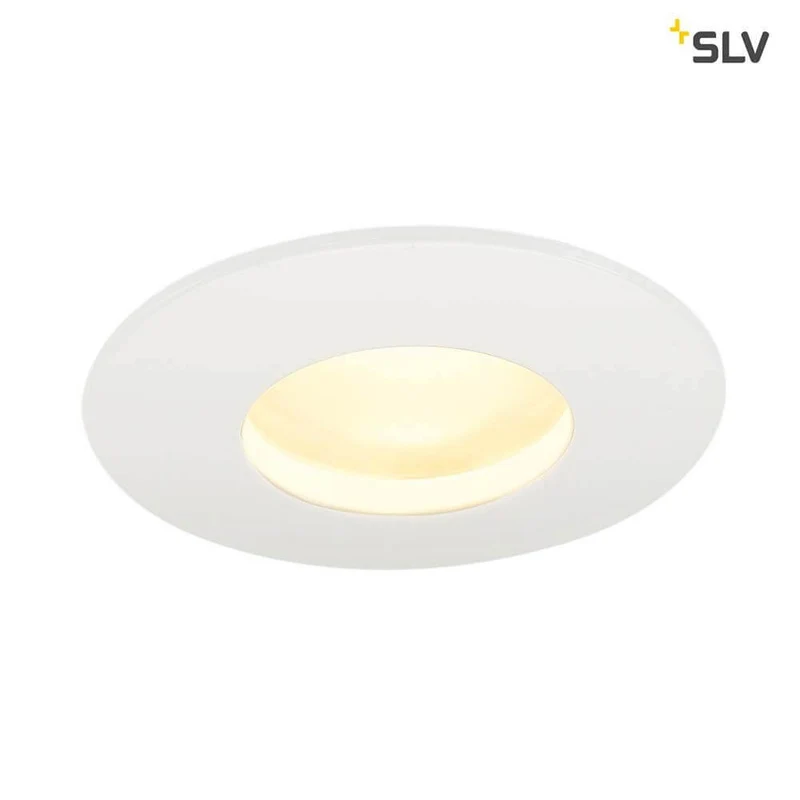 OUT 65 LED DL Round Set Downlight Weiß 9W 38° 3000K inkl. Treiber