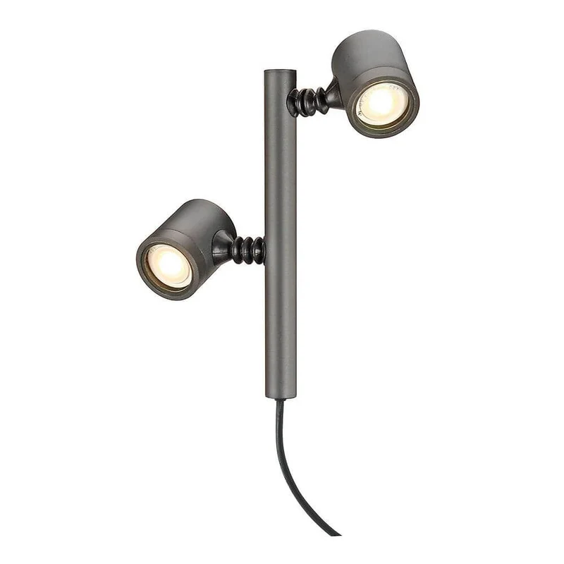 New Myra 2 Leuchtenkopf anthrazit GU10 max. 2x4W IP44