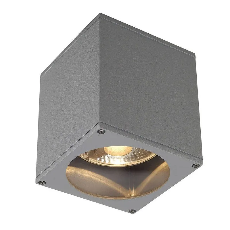 Big Theo Ceiling Out Deckenleuchte eckig silbergrau ES111 max. 75W