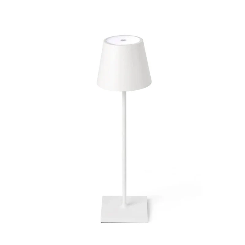 LED Akku-Außentischlampe TOC IP54 Weiß