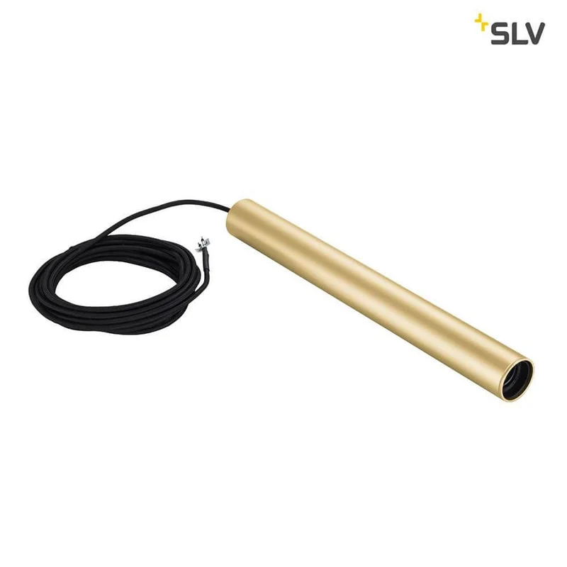 Fitu Pendelleuchte E27 Soft Gold mit offenen Kabelende