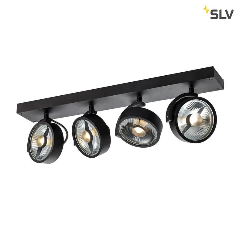 Kalu Aufbauleuchte Quad QPAR111 Schwarz