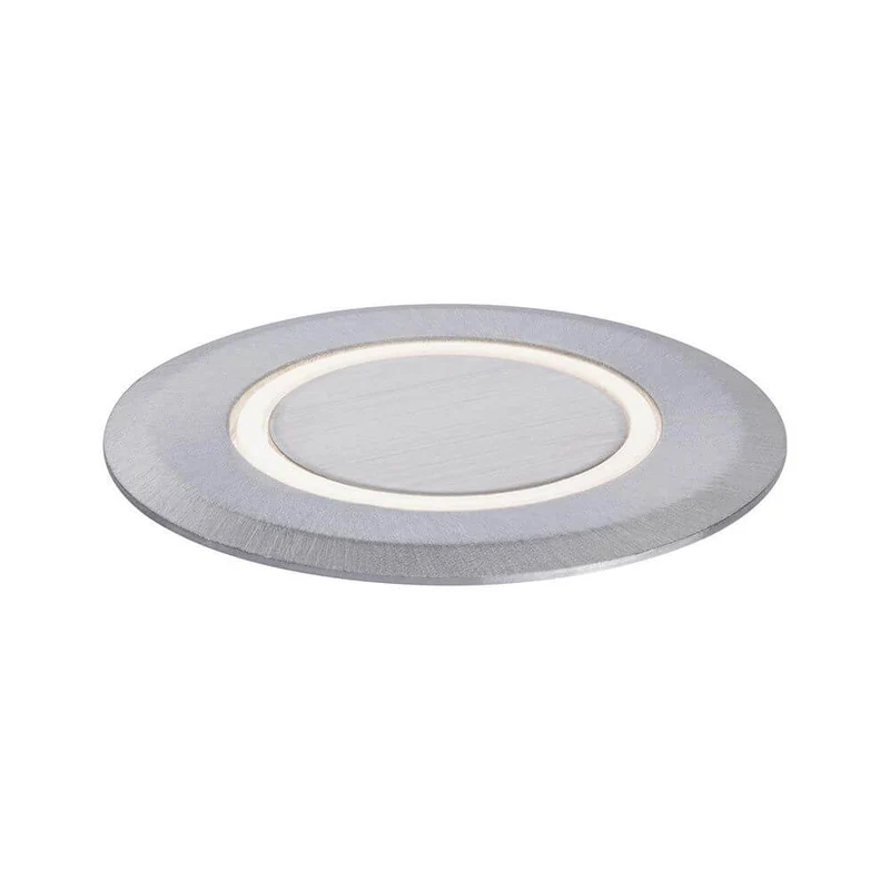 House LED Bodeneinbauleuchte Rund Gebürsteter Edelstahl IP67