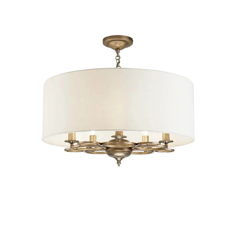 Anna Pendelleuchte Gold, Creme