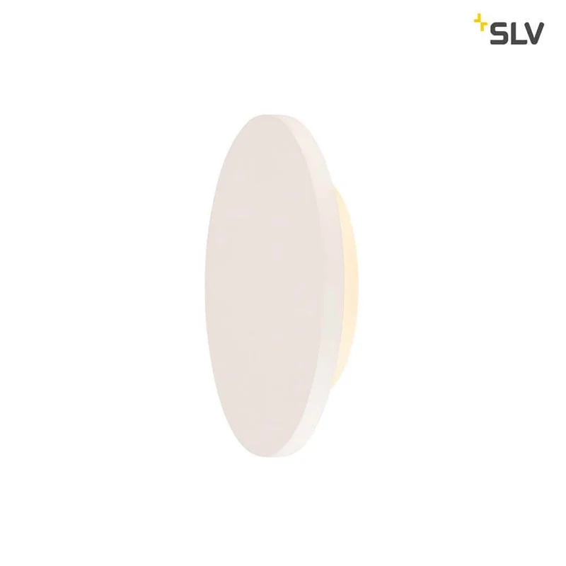 Plastra Gips Wandleuchte LED 3000K Rund Ø33cm