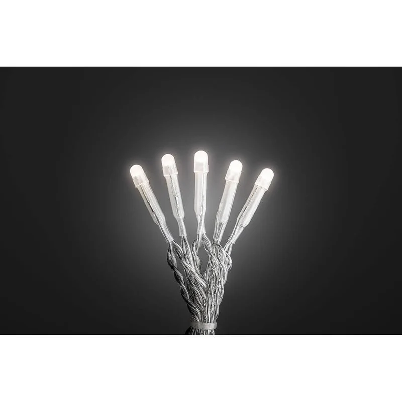 Micro LED Lichterkette gefrostet 50 Warmweiße Dioden