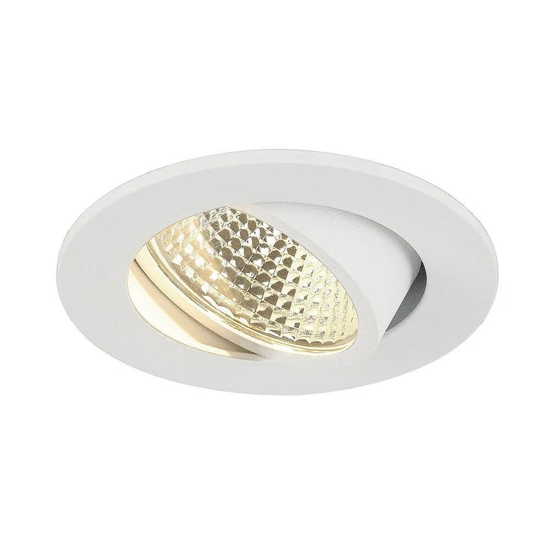 New Tria LED Round Downlight Weiß 38° 3000K 3W