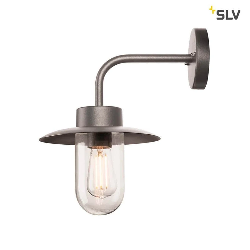 Molat E27 Outdoor Wandleuchte Anthrazit IP44