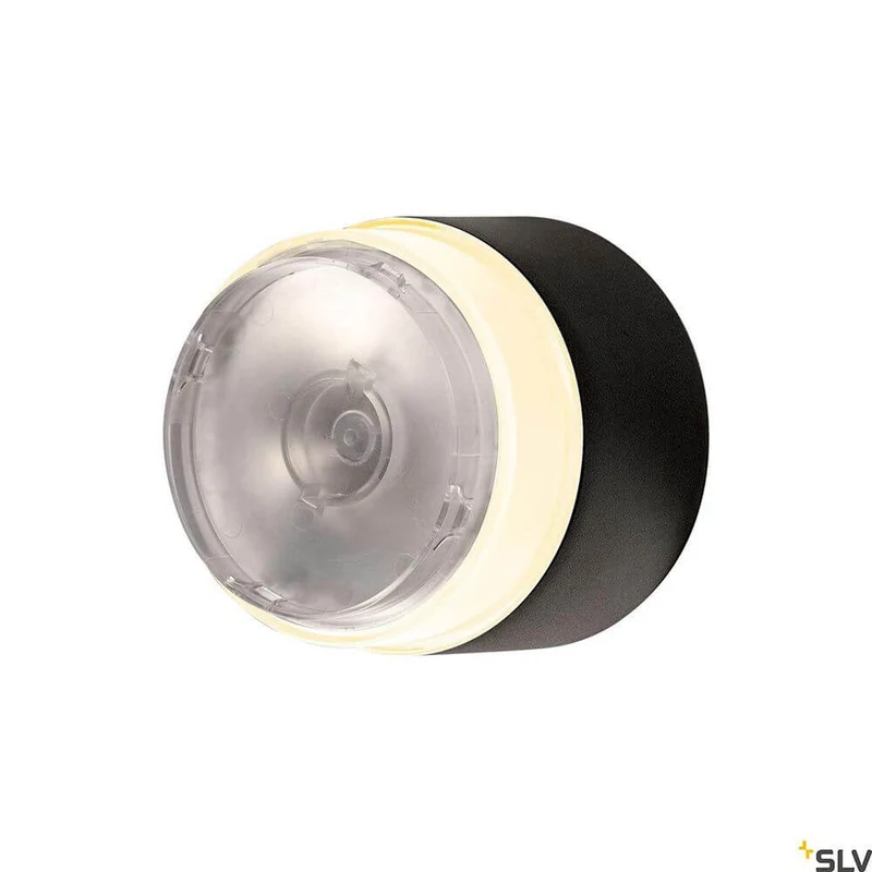 Mana Basis LED Wandaufbauleuchte Rund Anthrazit CCT