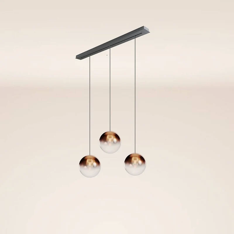 s.luce Orb 3-flammig Ø 30 Esstisch-Pendelleuchte 120cm