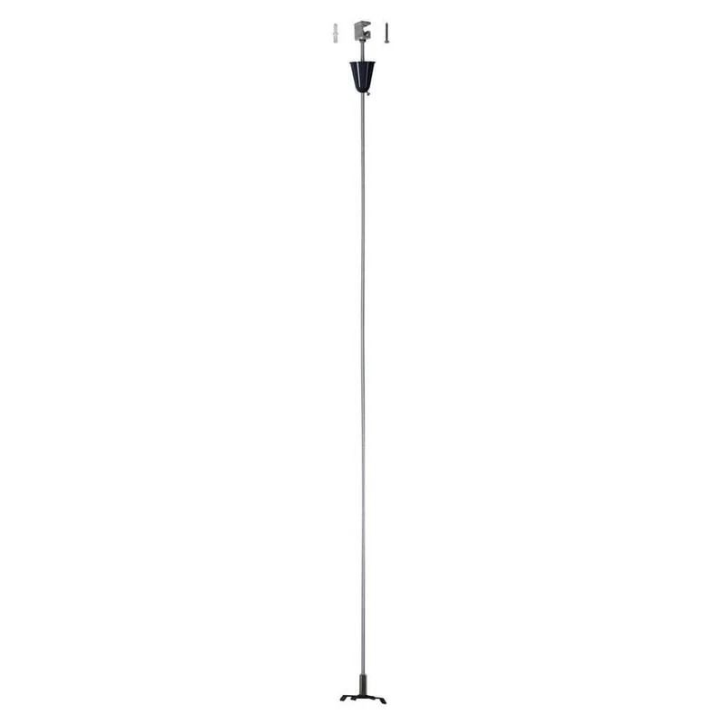 Drahtseilabhängung-Set für S-Track 3-Phasenschiene Schwarz 100cm