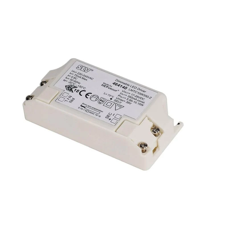 LED-Treiber 10W 350mA inkl. Zugentlastung Dimmbar
