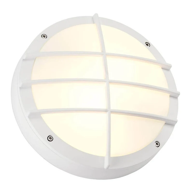 BULAN GRID Wandleuchte rund Weiß E27 max. 2x25W