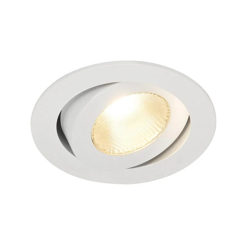 CONTONE Downlight schwenkbar rund Weiß 13W LED Warmweiß