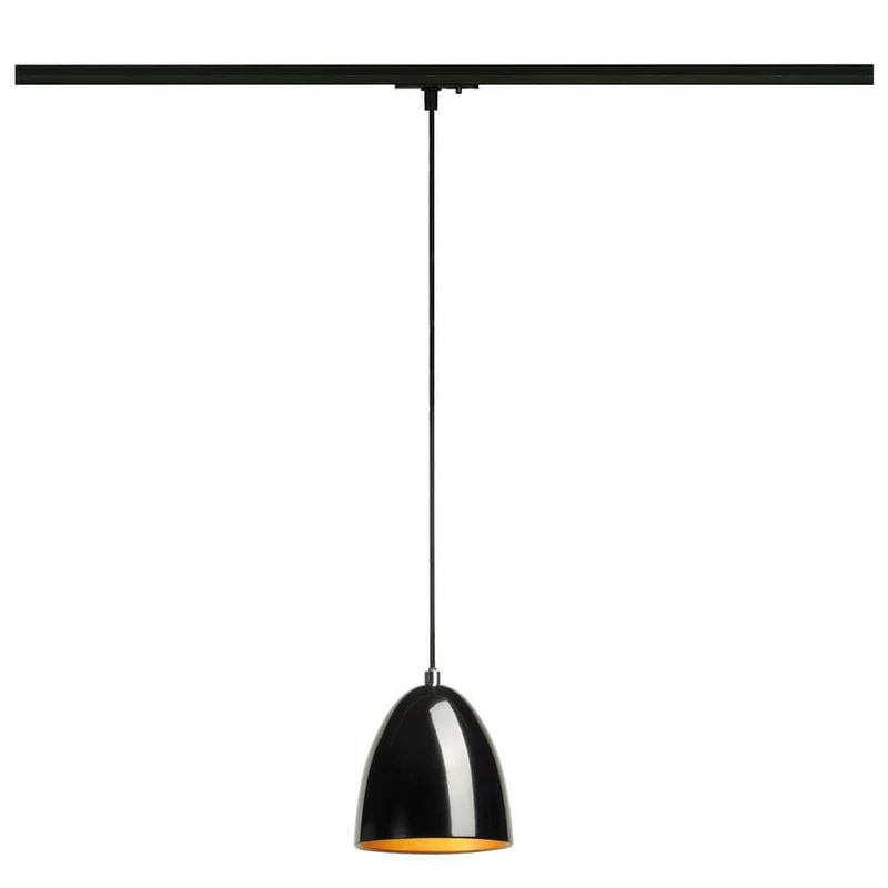 Para Cone 14 1-Phasen Pendelleuchte Rund Schwarz GU10