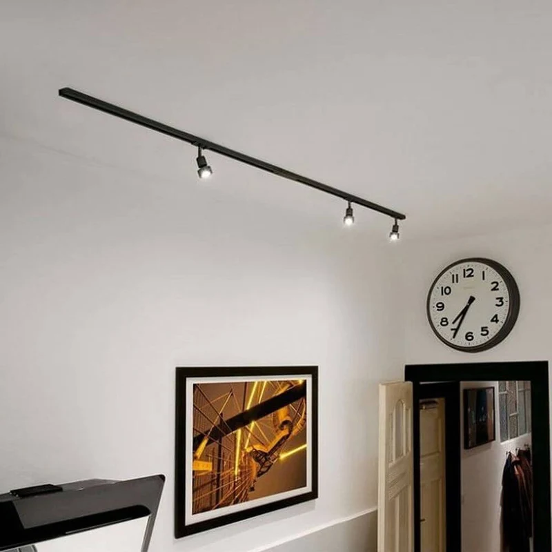 Puri LED 1-Phasen Hochvolt-Set Schwarz 2x1m