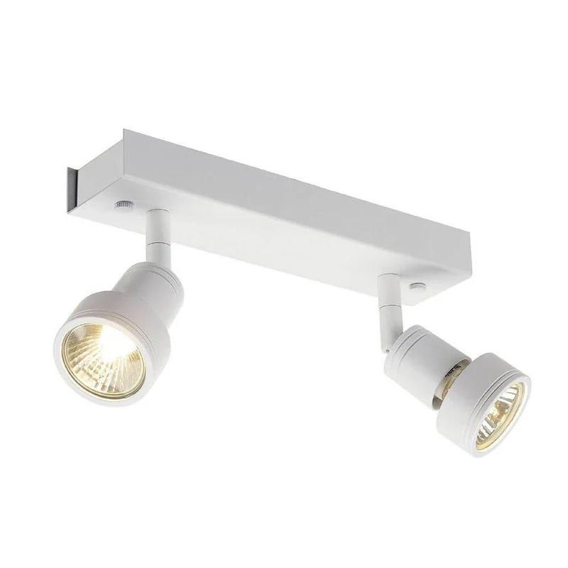 Puri 2 Deckenleuchte Weiß 2xGU10 max. 2x50W mit Decoring