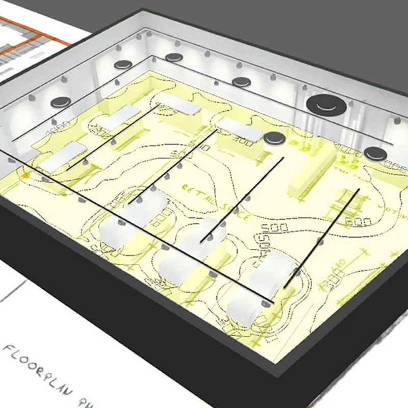 3D-Simulation Ihres Beleuchtungs-Szenarios 8 € je m² Wohnraum