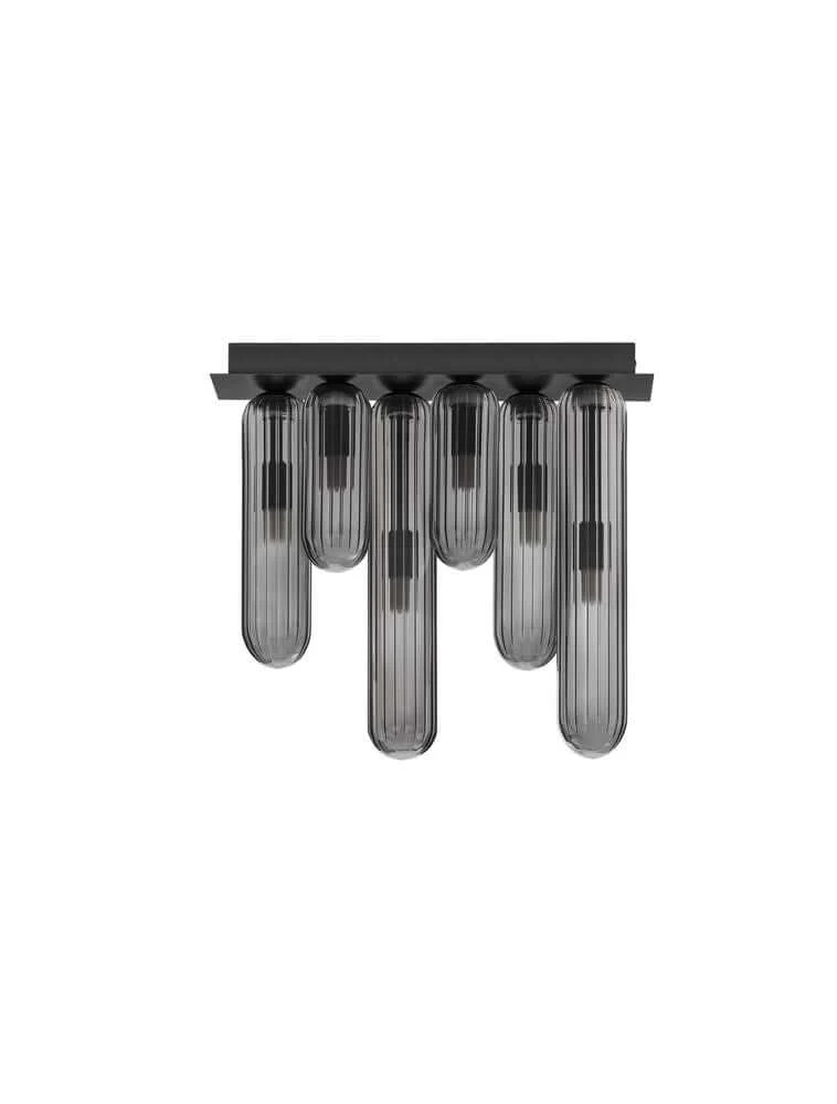 Gustave LED Deckenleuchte Rauchgrau
