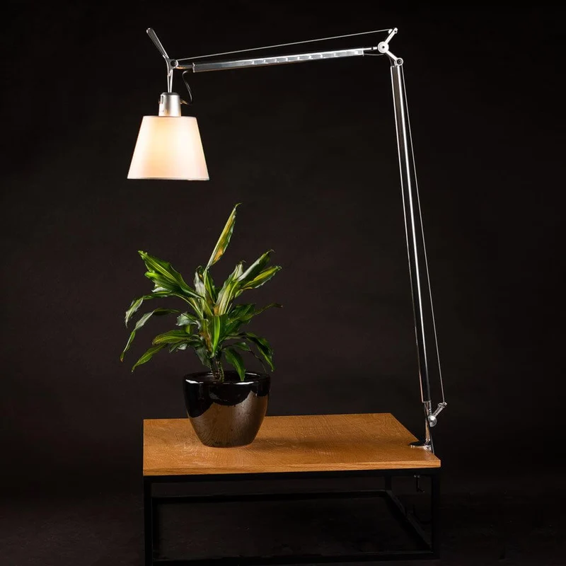 Artemide Tolomeo Basculante Tischlampe Ø 18cm Pergament