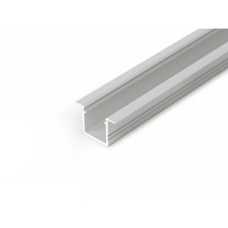 Einbauprofil micro 200cm Alu-eloxiert ohne Abdeckung für LED-Strips