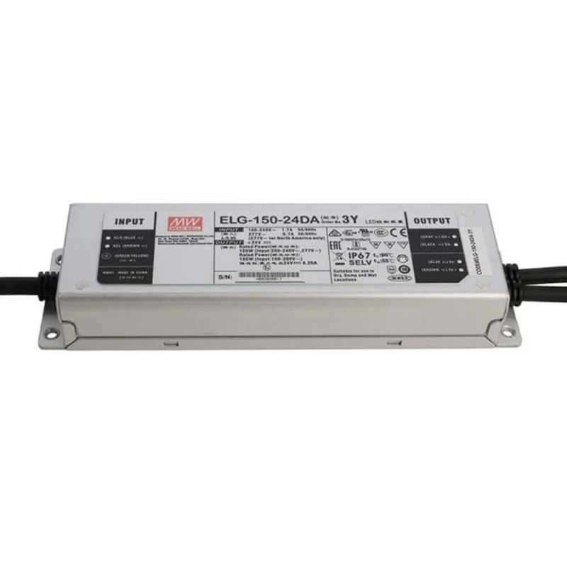 150W zertifiziertes Einbaunetzteil Dali Dimmbar 24V IP65